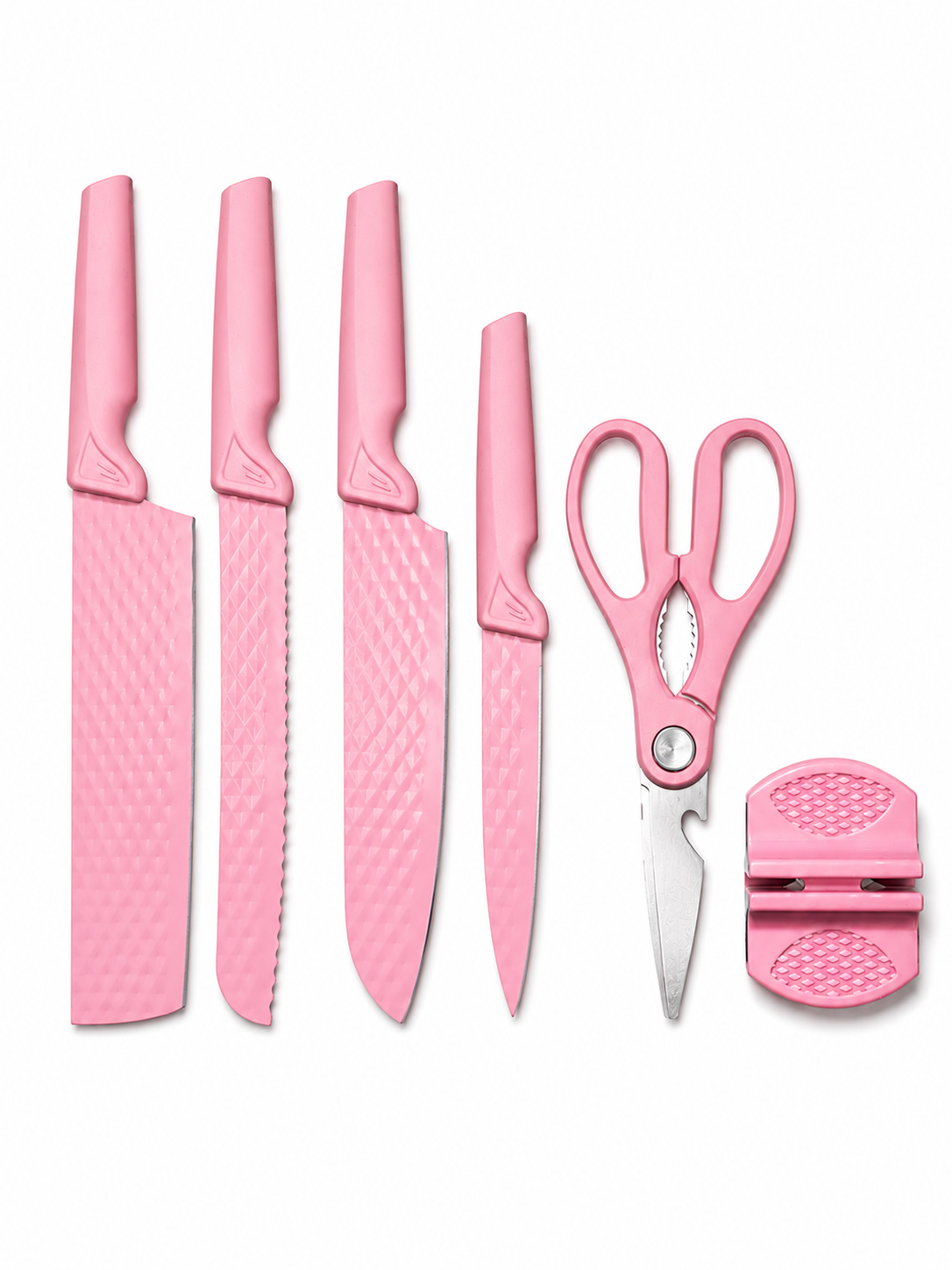 “Soft Serve” Pink Knife Set